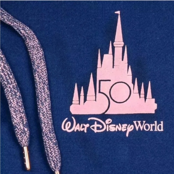 Disney 50th Anniversary Hoodie sweater Zip Up Jacket - Picture 5 of 5
